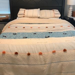 Anthropologie Queen Size Duvet Cover